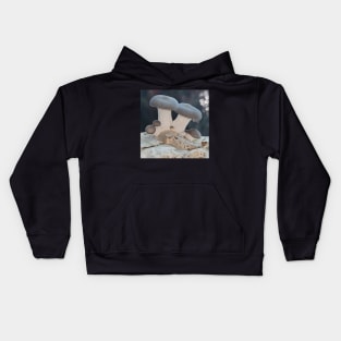 New Pearl Oyster Mushrooms Kids Hoodie